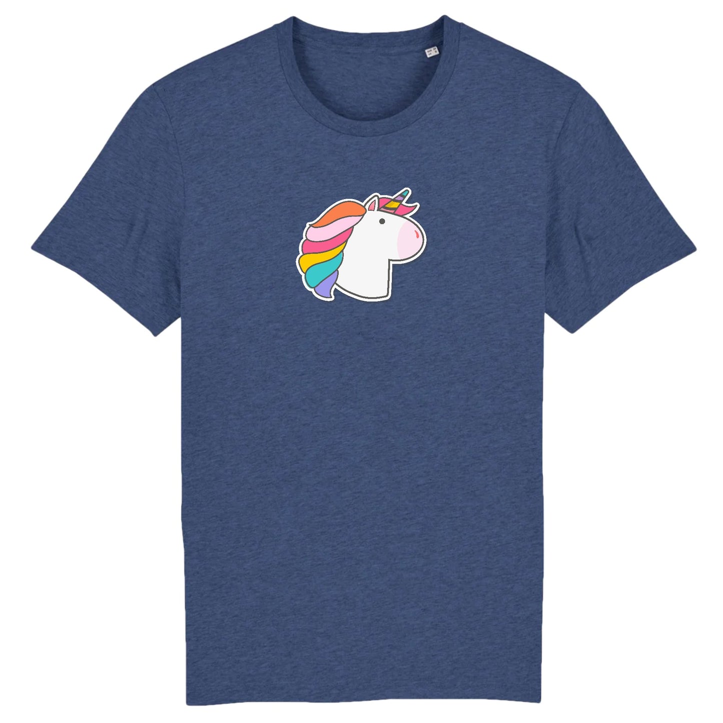 T shirt Unisex Licorne visage