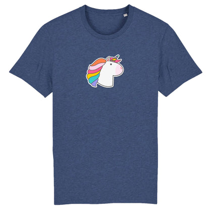 T shirt Unisex Licorne visage