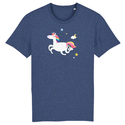 T shirt Unisex Licorne et étoiles