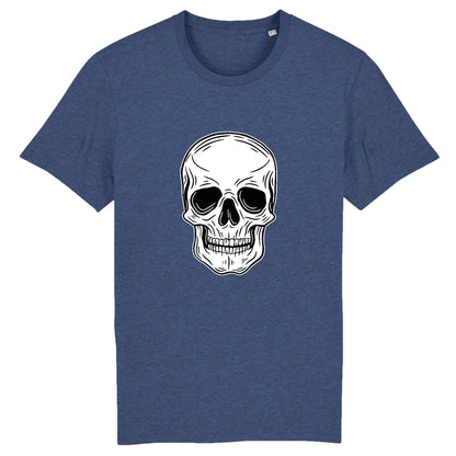 T shirt Unisex Tête de Mort Blanche