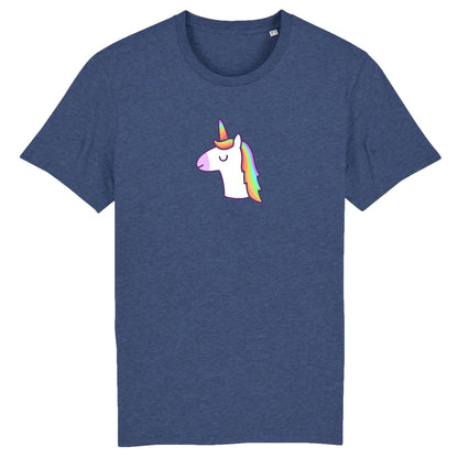 T shirt Unisex Licorne avec les yeux fermés