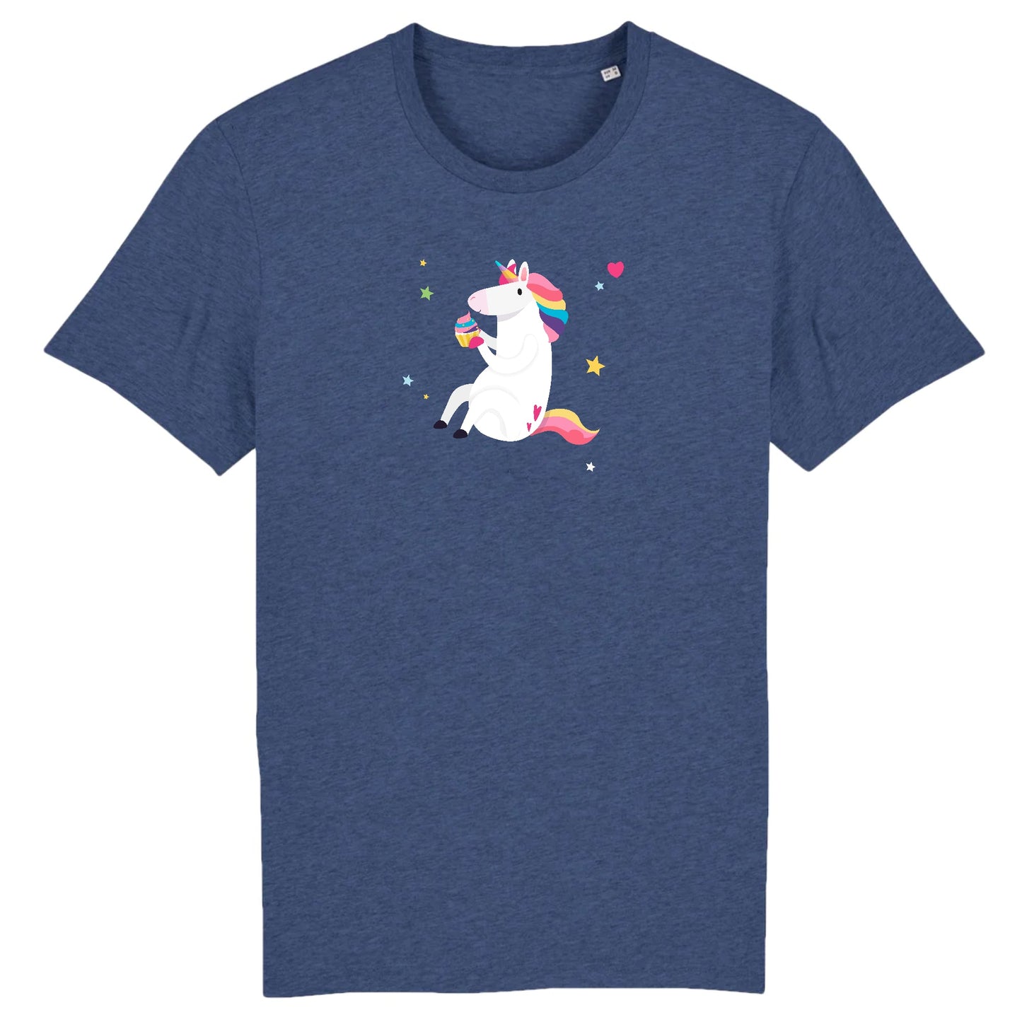 T shirt Unisex Licorne avec cupcake