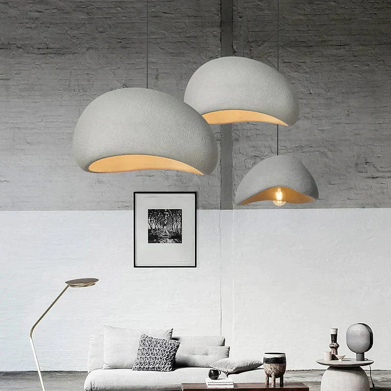 Suspension Wabi Sabi – Éclairage Moderne et Élégant en Trois Tailles