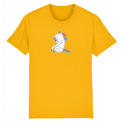 T shirt Unisex Licorne s'assoit
