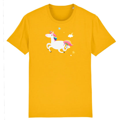 T shirt Unisex Licorne et étoiles