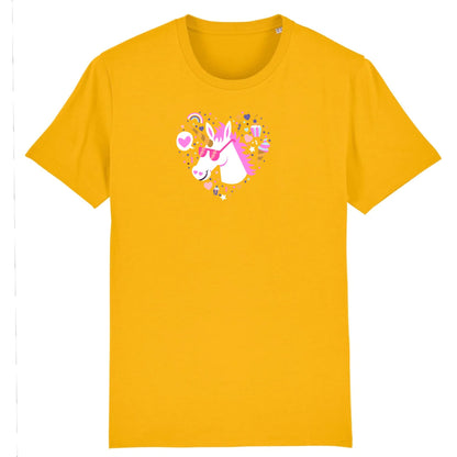 T shirt Unisex Licorne avec lunettes