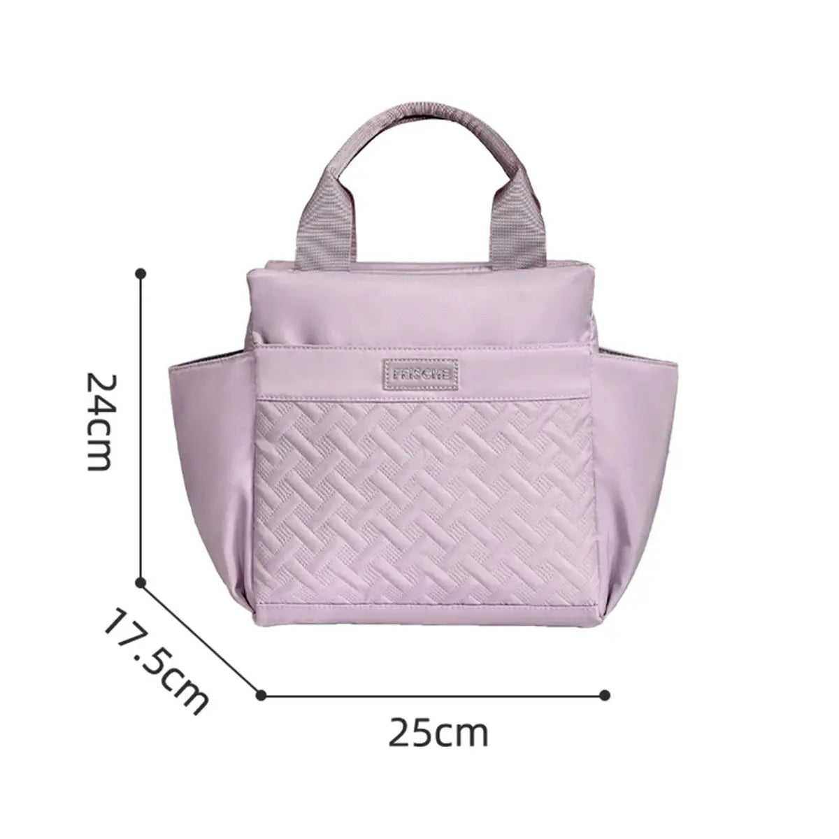 Joli Sac Isotherme Repas Noir 10L