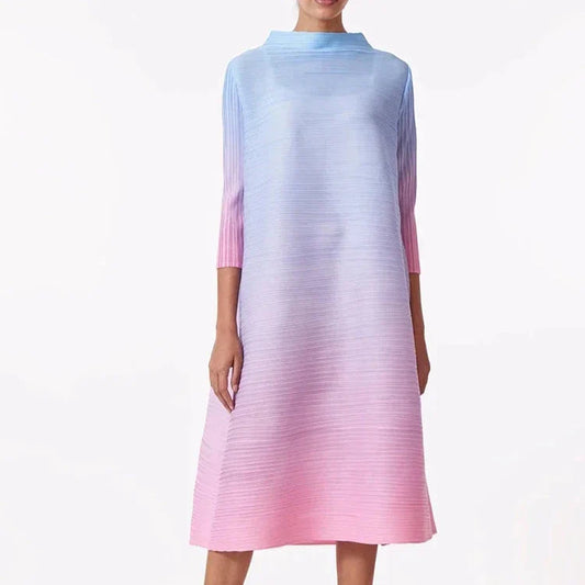 Jupe plissée multicolore