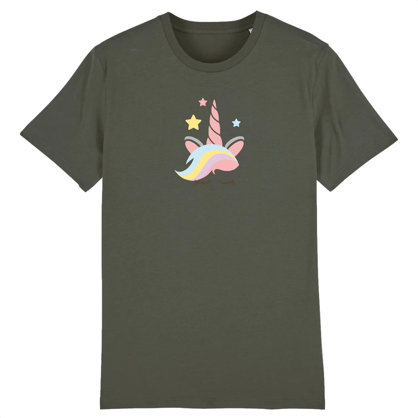 T shirt Licorne avec corne rose