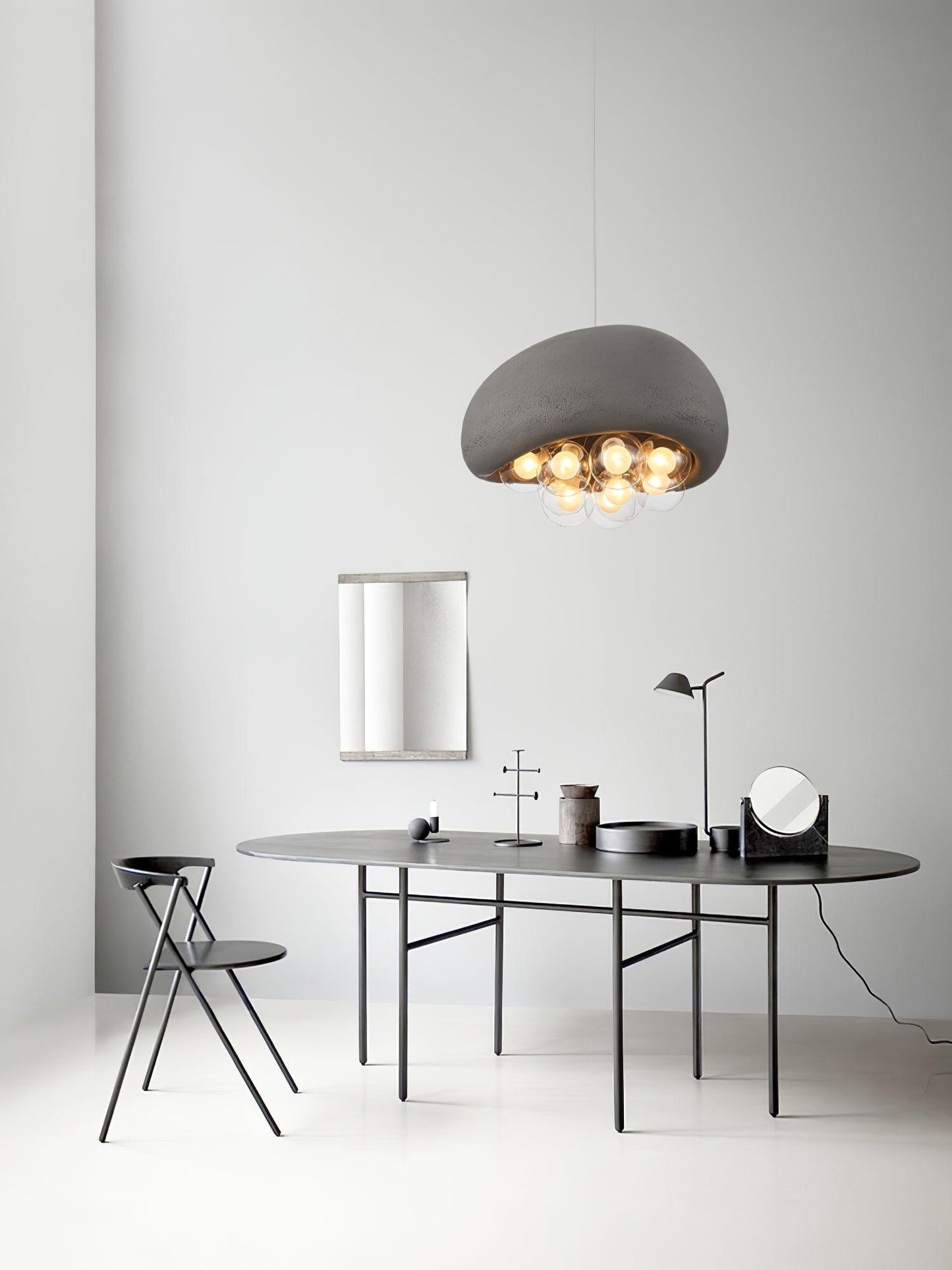 Suspension Khmara Bubbles – Lampe Moderne en Verre et Métal, Design Original
