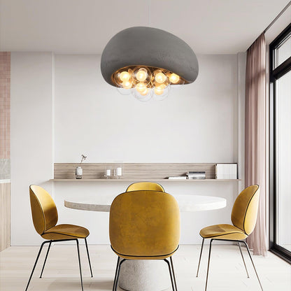 Suspension Khmara Bubbles – Lampe Moderne en Verre et Métal, Design Original