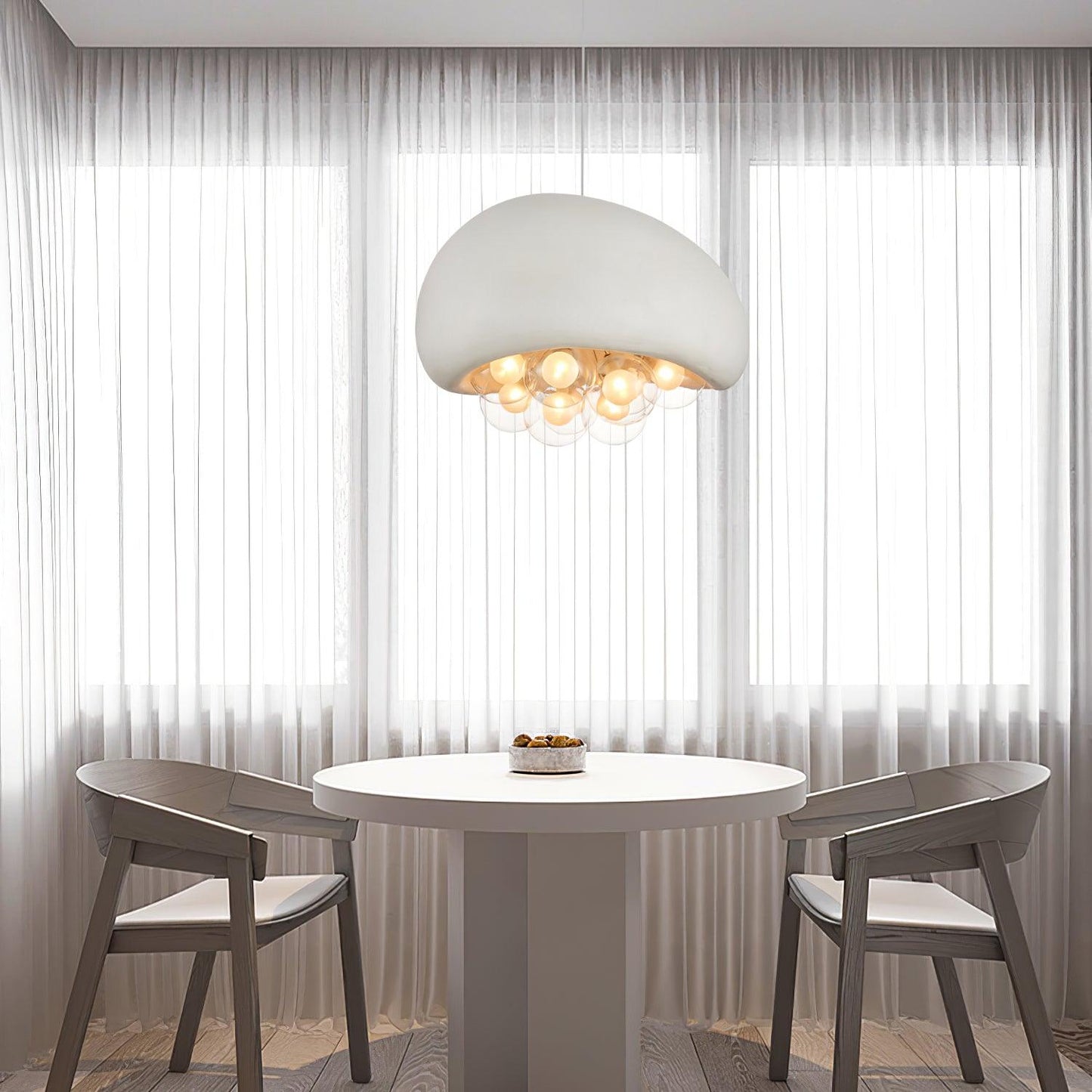 Suspension Khmara Bubbles – Lampe Moderne en Verre et Métal, Design Original