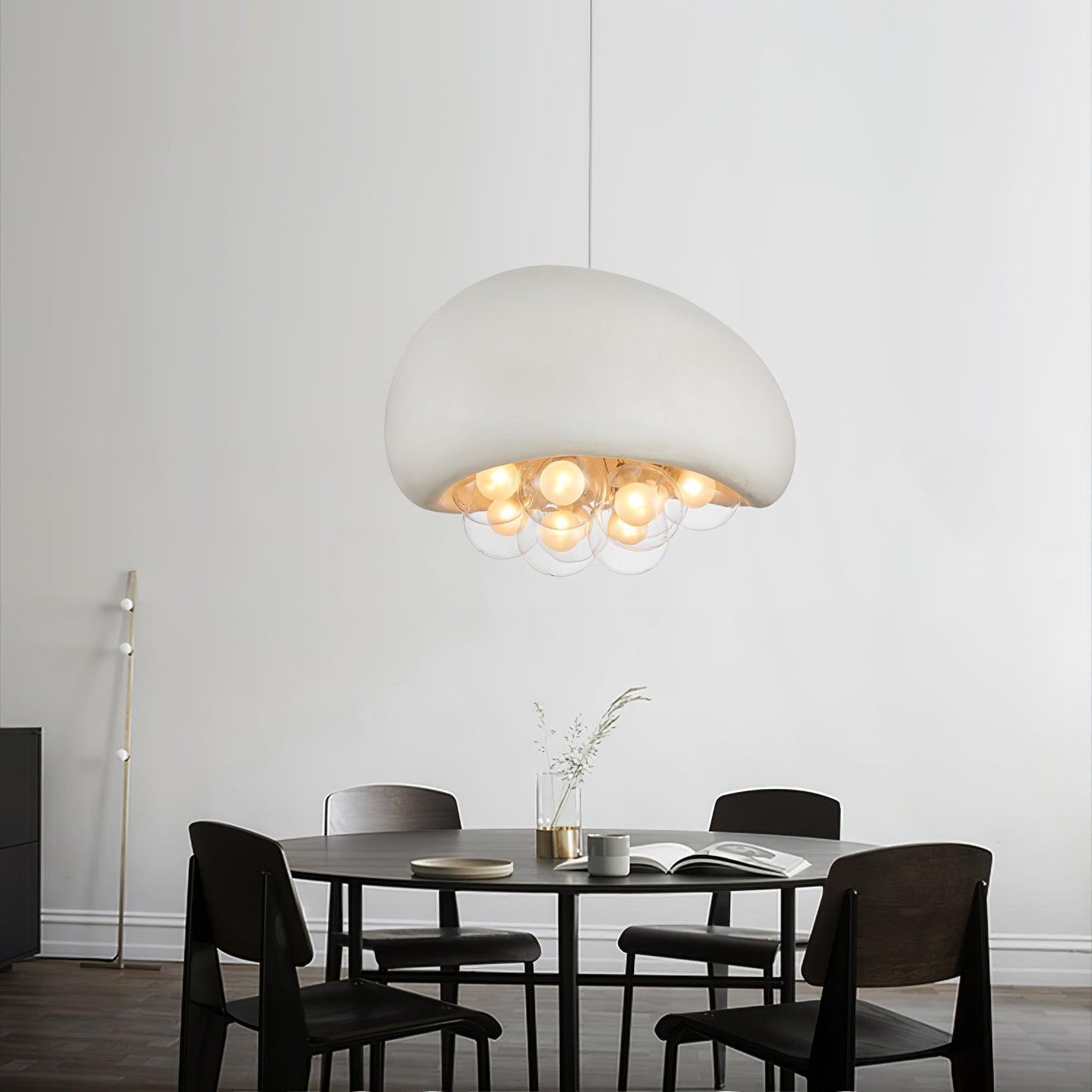 Suspension Khmara Bubbles – Lampe Moderne en Verre et Métal, Design Original