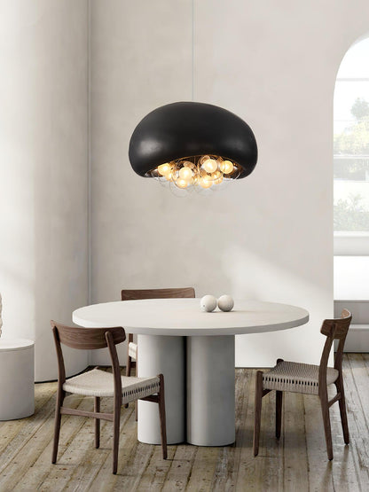Suspension Khmara Bubbles – Lampe Moderne en Verre et Métal, Design Original