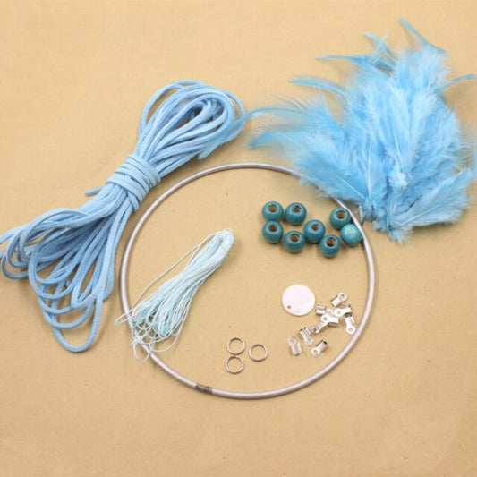 Kit Attrape-rêves DIY couleur Bleu Ciel