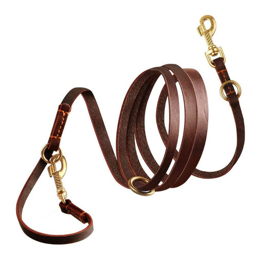 Laisse Cuir Multipoints