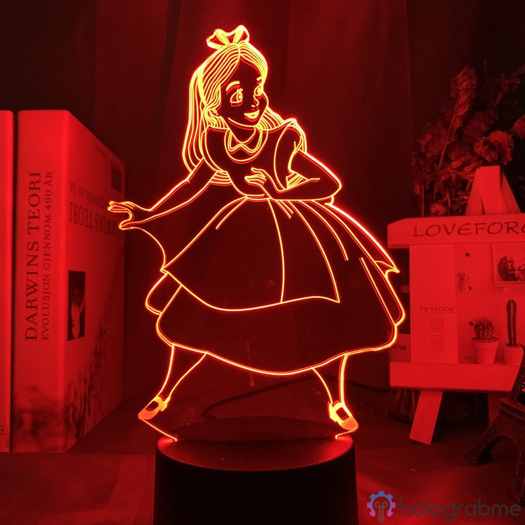 Lampe Princesse Disney Alice au pays des merveilles