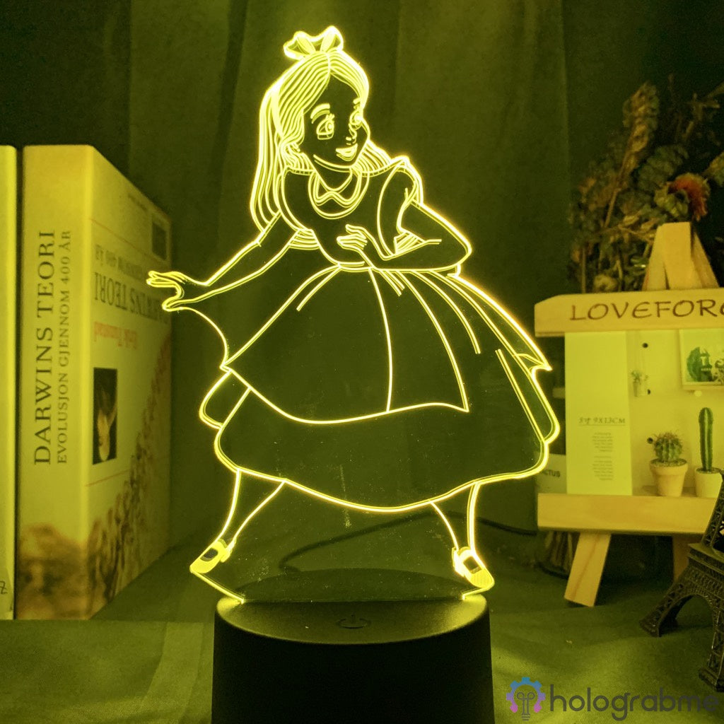 Lampe Princesse Disney Alice au pays des merveilles