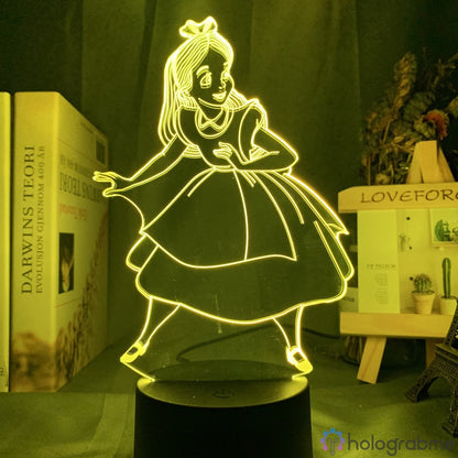 Lampe Princesse Disney Alice au pays des merveilles