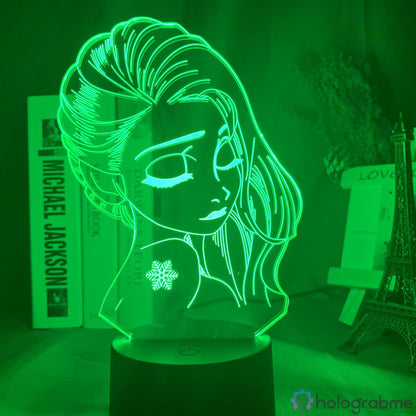 Lampe Princesse Disney Elsa Reine des neiges