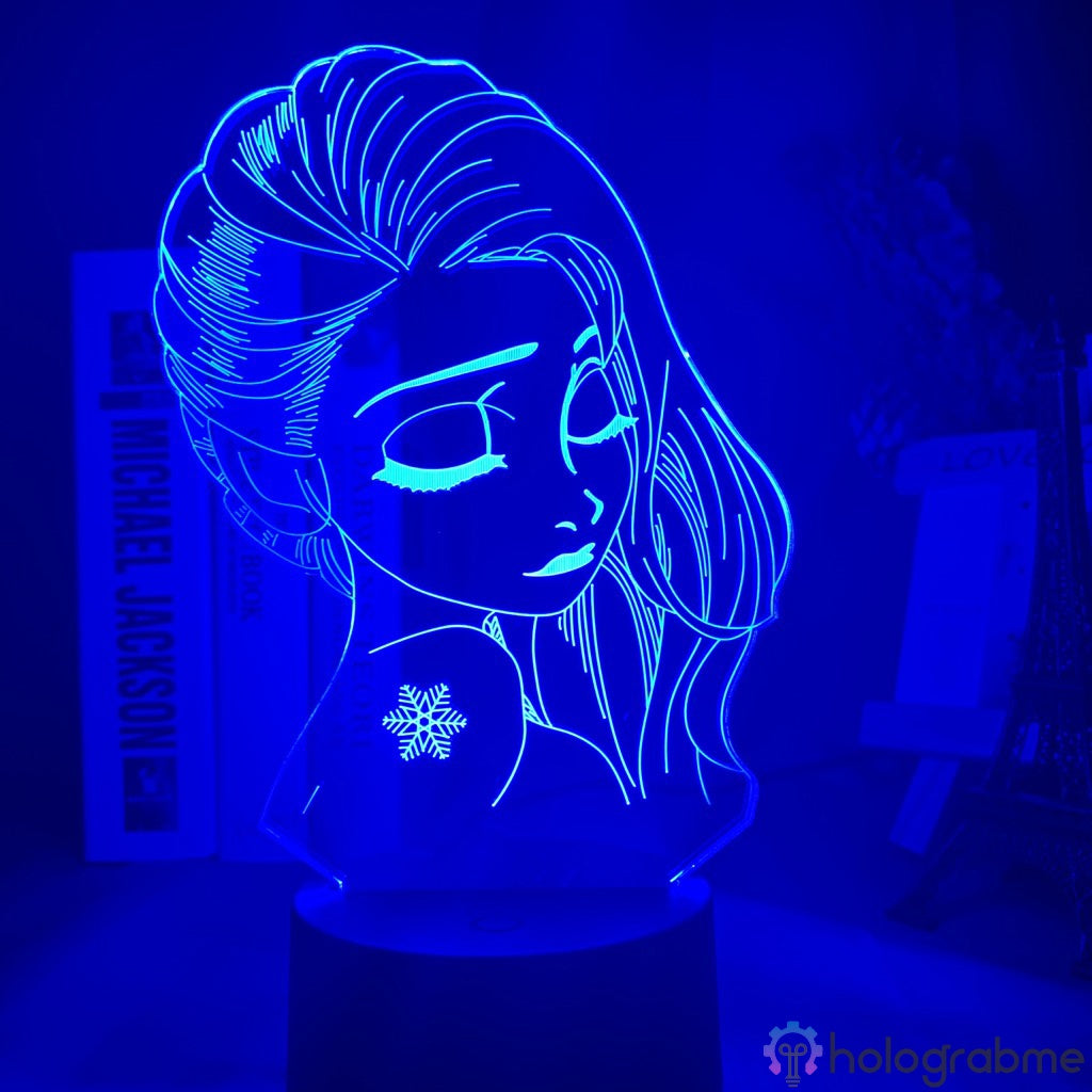 Lampe Princesse Disney Elsa Reine des neiges