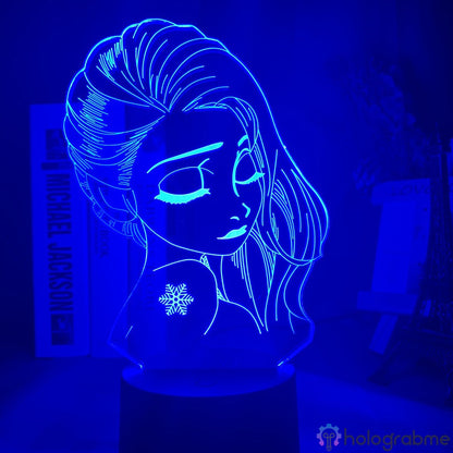 Lampe Princesse Disney Elsa Reine des neiges