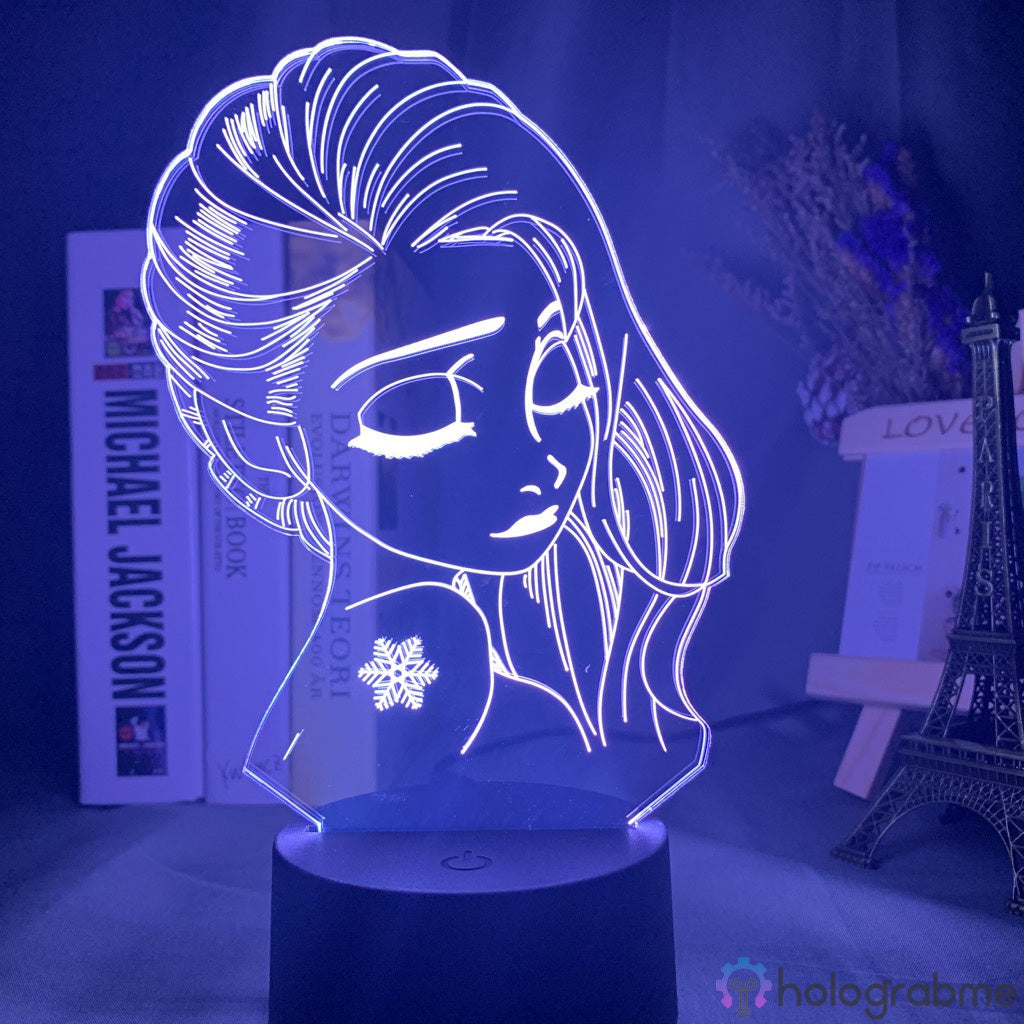Lampe Princesse Disney Elsa Reine des neiges