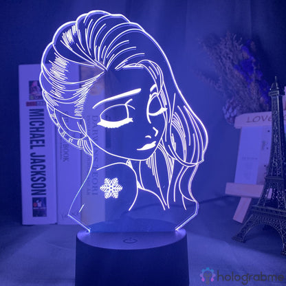 Lampe Princesse Disney Elsa Reine des neiges