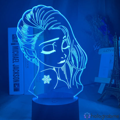 Lampe Princesse Disney Elsa Reine des neiges