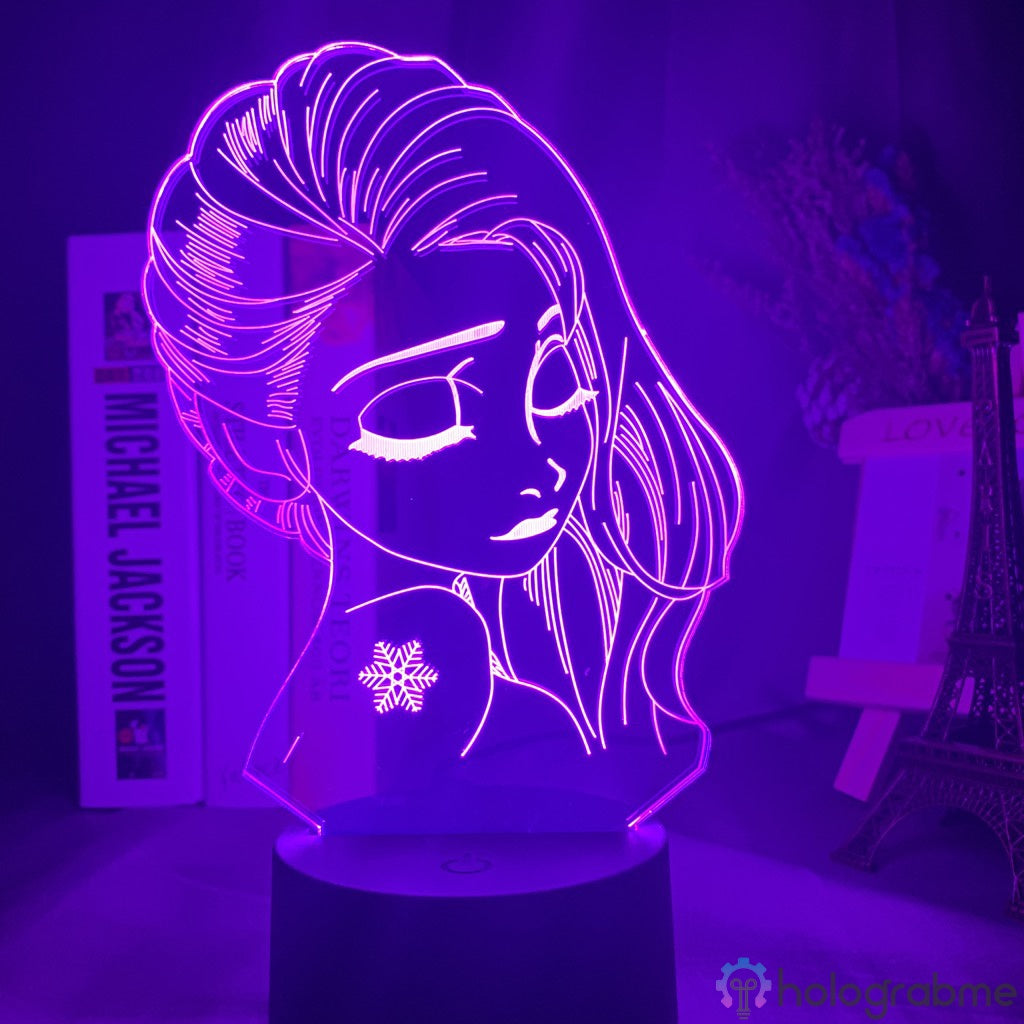 Lampe Princesse Disney Elsa Reine des neiges