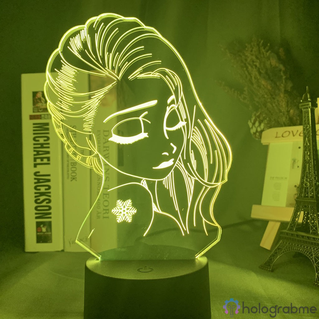 Lampe Princesse Disney Elsa Reine des neiges