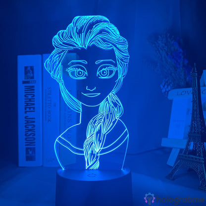 Lampe Princesse Disney Elsa la Reine des neiges