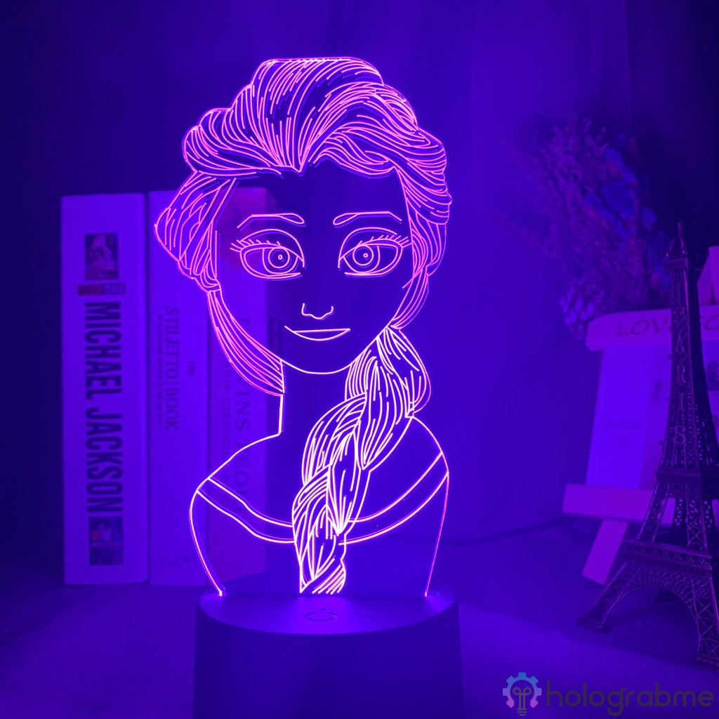 Lampe Princesse Disney Elsa la Reine des neiges