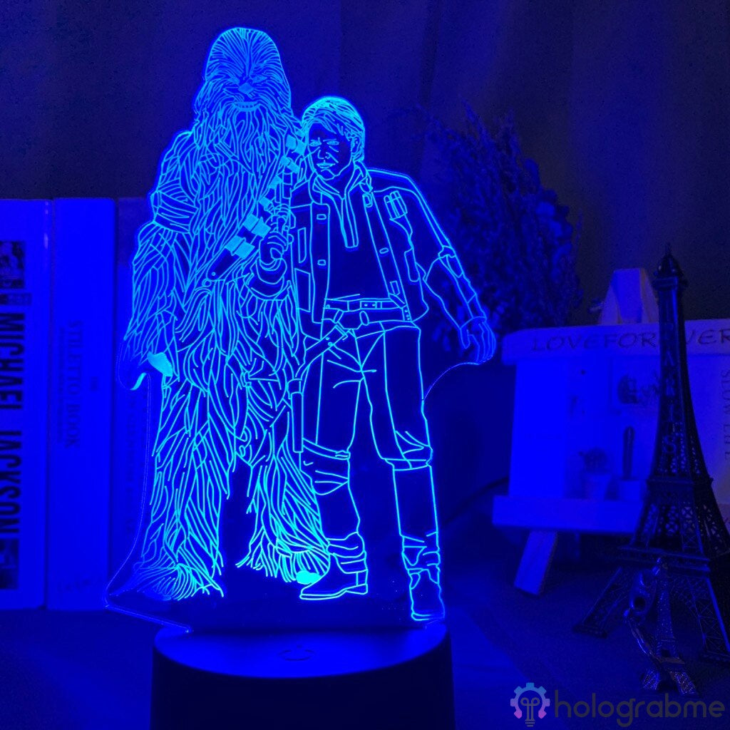 Lampe Star Wars Han Solo Chewbacca