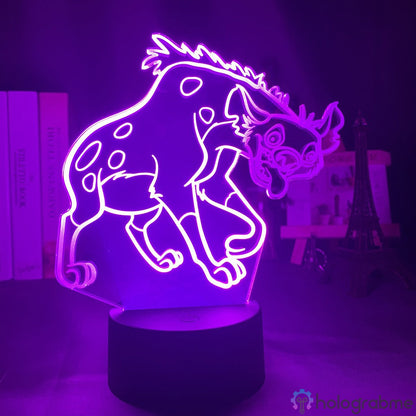 Lampe Roi Lion Hyène