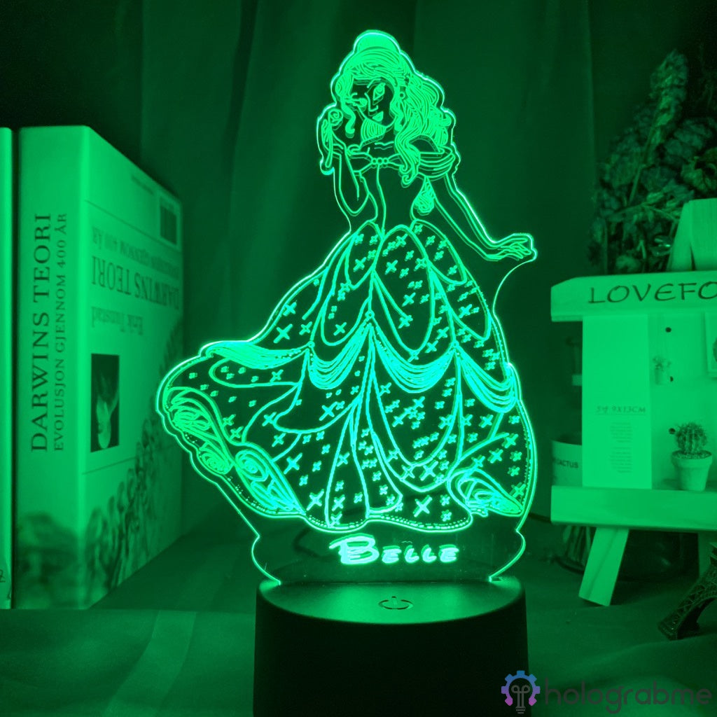 Lampe Princesse Disney La belle et la bête 1991