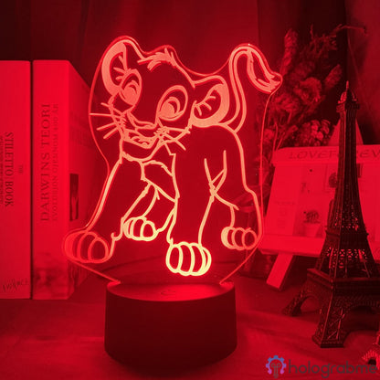 Lampe Roi Lion Simba Bébé