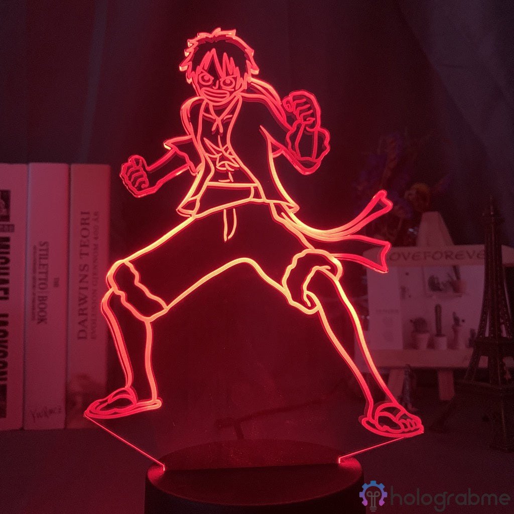 Lampe One Piece Luffy Combat