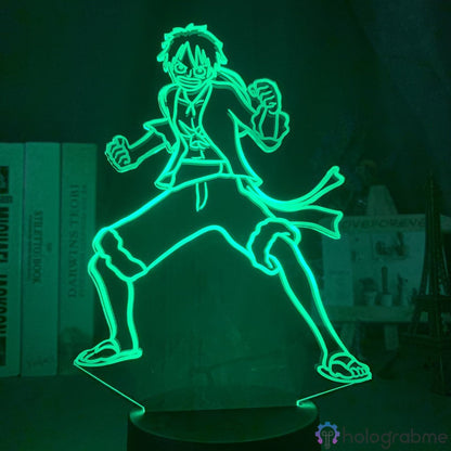 Lampe One Piece Luffy Combat