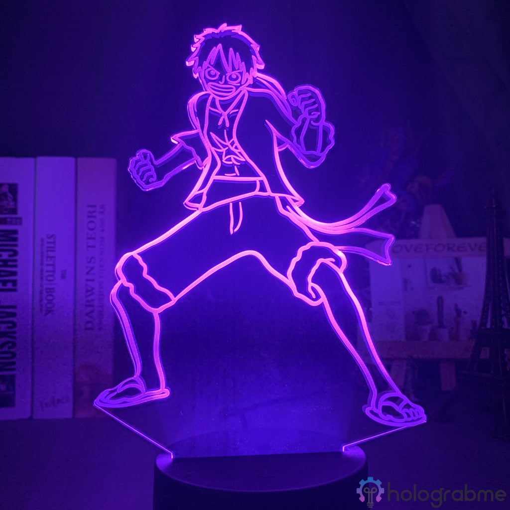 Lampe One Piece Luffy Combat