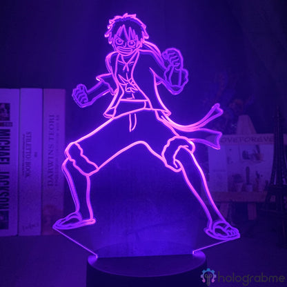 Lampe One Piece Luffy Combat