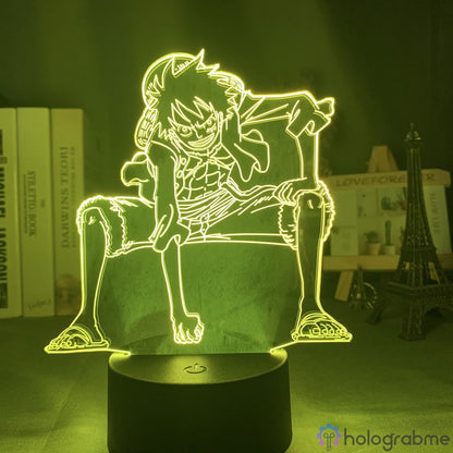 Lampe One Piece Luffy en Colère