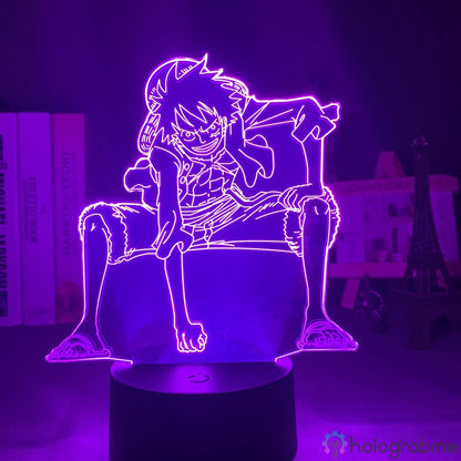 Lampe One Piece Luffy en Colère