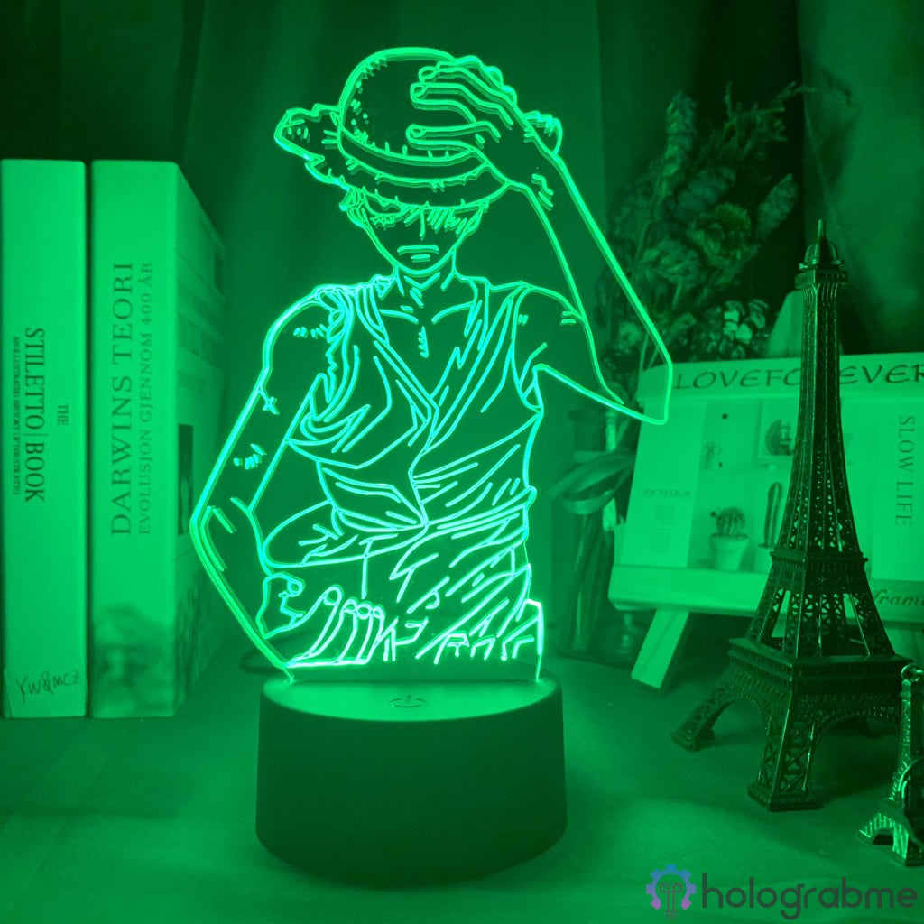 Lampe One Piece Luffy Énervé