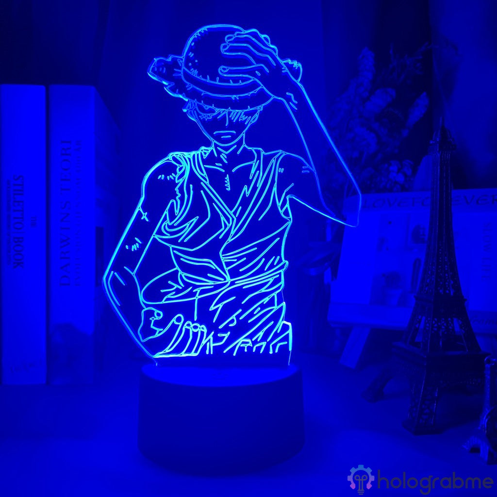 Lampe One Piece Luffy Énervé