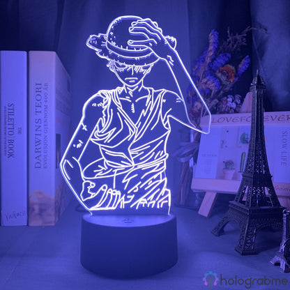 Lampe One Piece Luffy Énervé