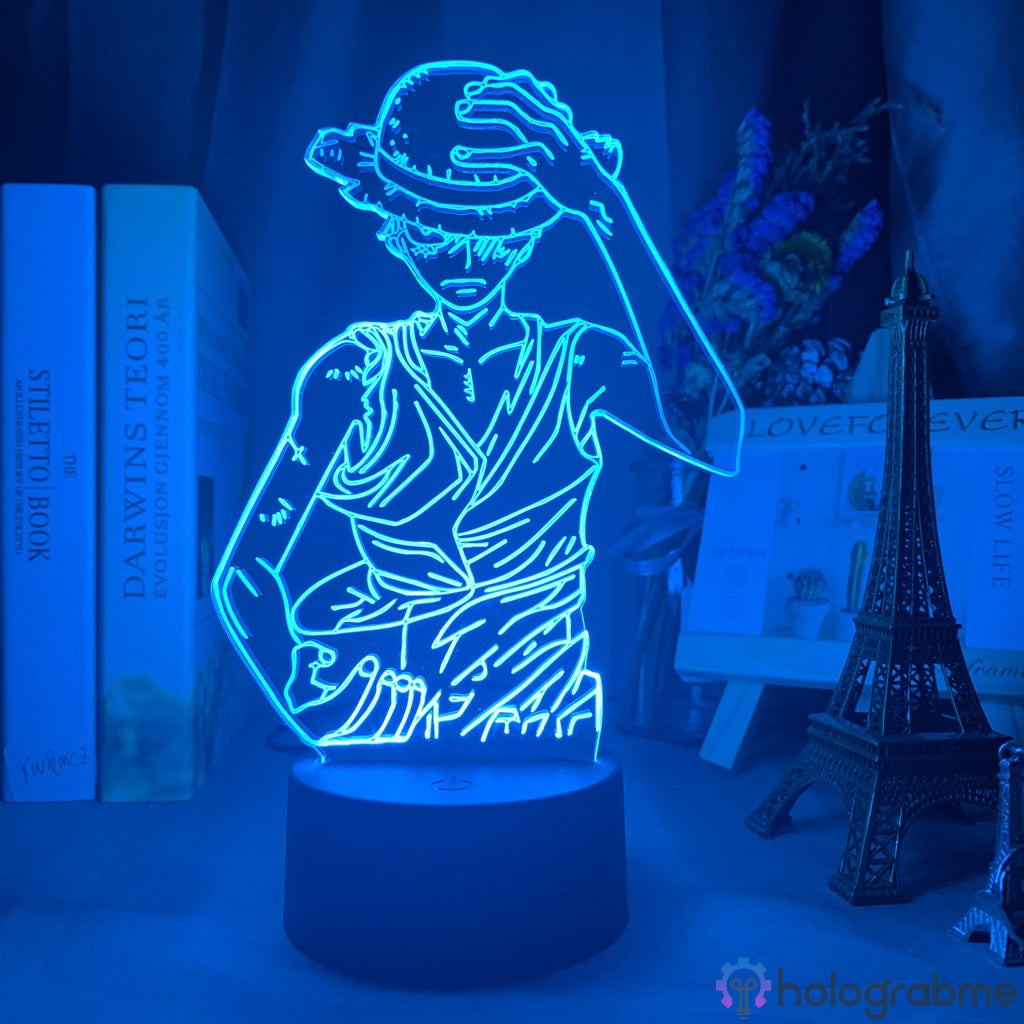 Lampe One Piece Luffy Énervé