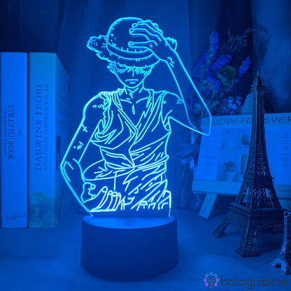 Lampe One Piece Luffy Énervé