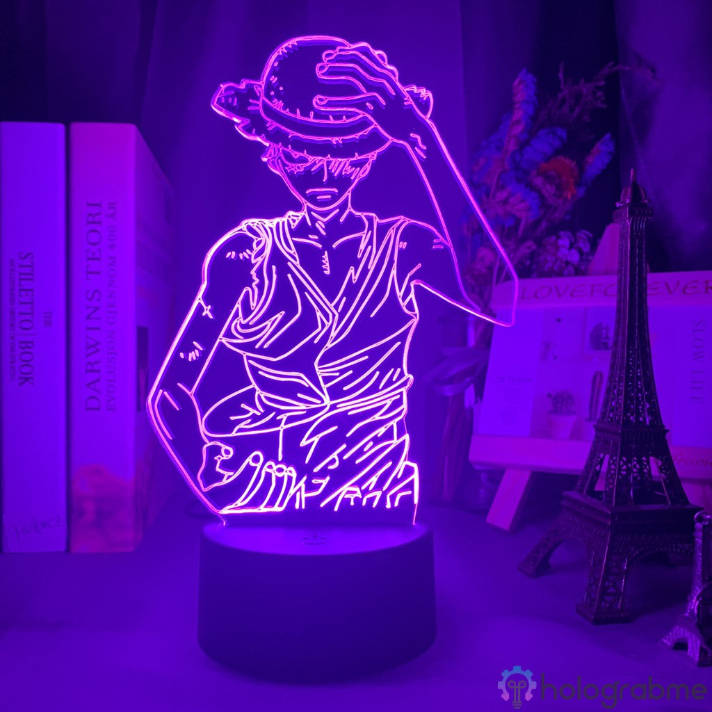 Lampe One Piece Luffy Énervé