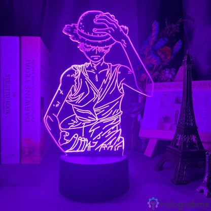 Lampe One Piece Luffy Énervé
